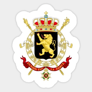 State Coat of Arms of Belgium Sticker